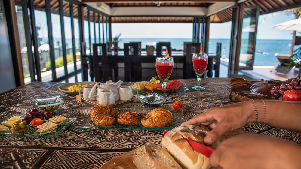 Tirtha Bayu Villa II - In-villa breakfast